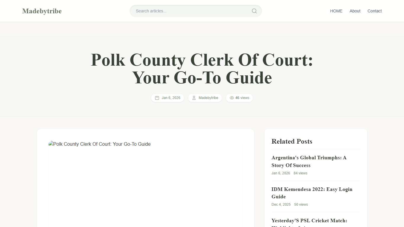 Polk County Clerk Of Court: Your Go-To Guide